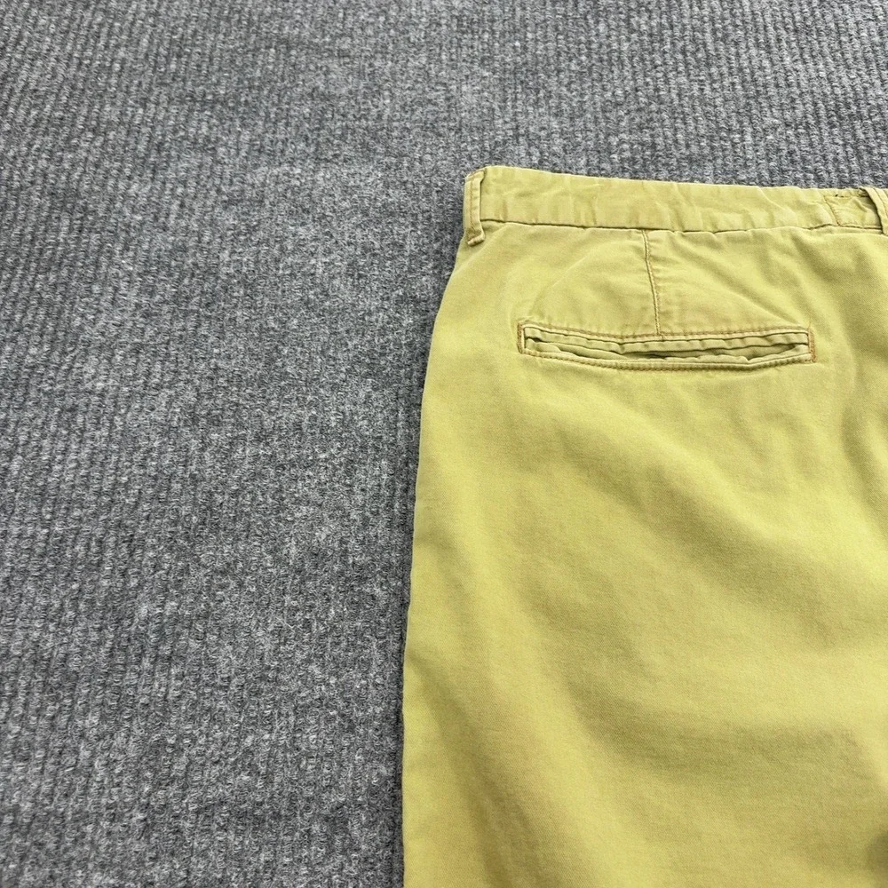 American Eagle Shorts Men 36 Khaki Cotton Spandex Prep Chino Casual Summer Style